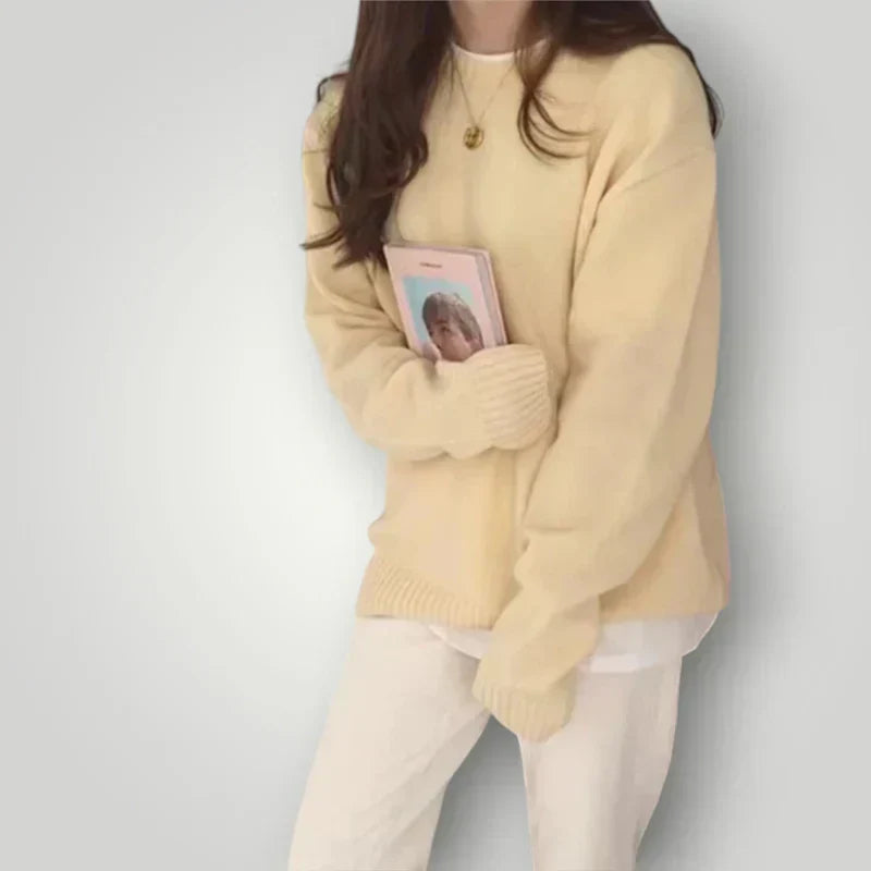 Barbil damestrikpullover – varmere strikpullover med behagelig pasform