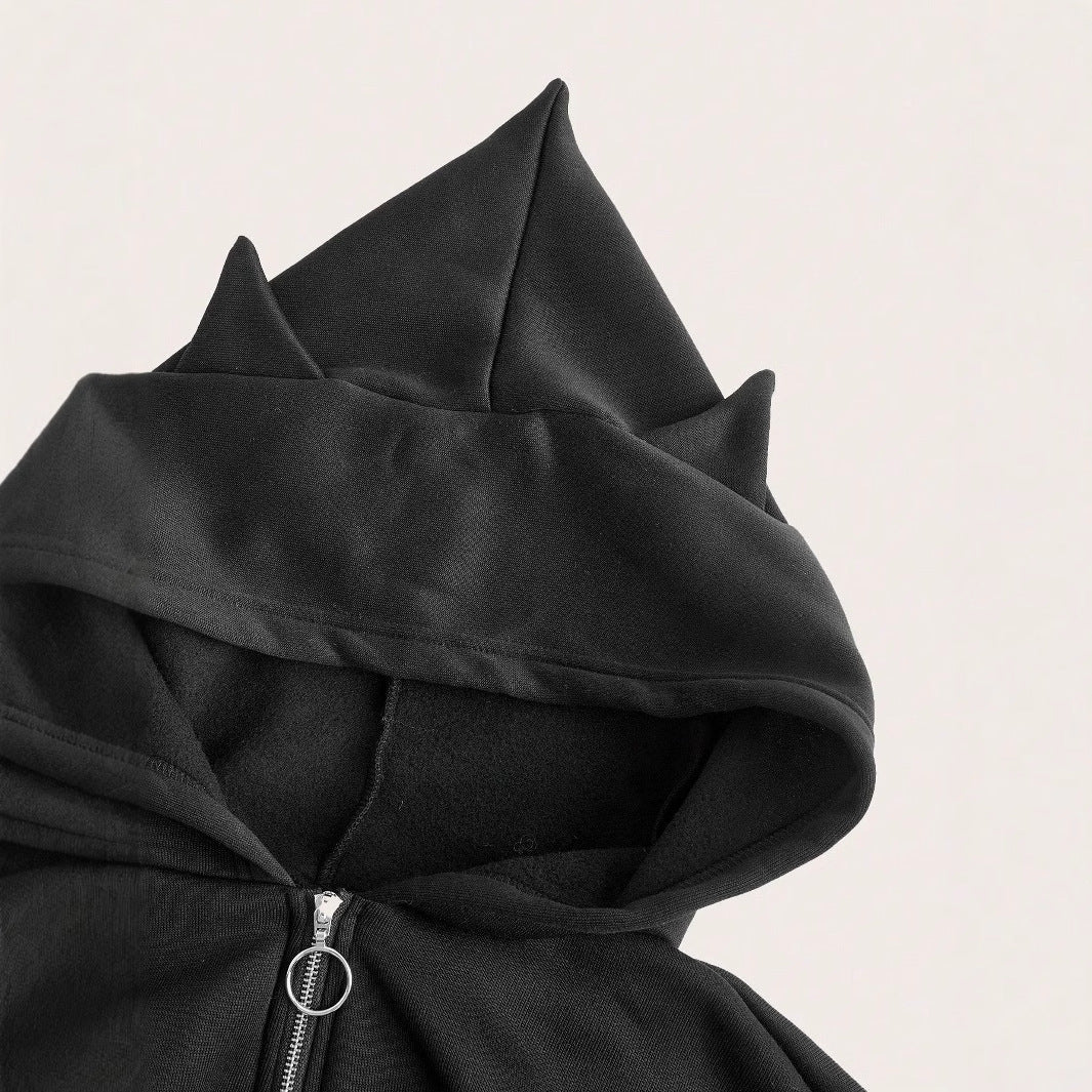 Moderne cropped Sweatshirt med unikke detaljer og rummelige ærmer