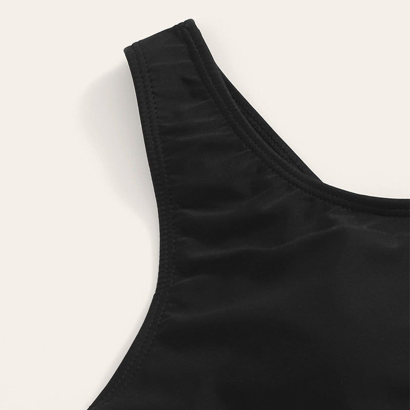 Elegant asymmetrisk bikini-set för kvinnor