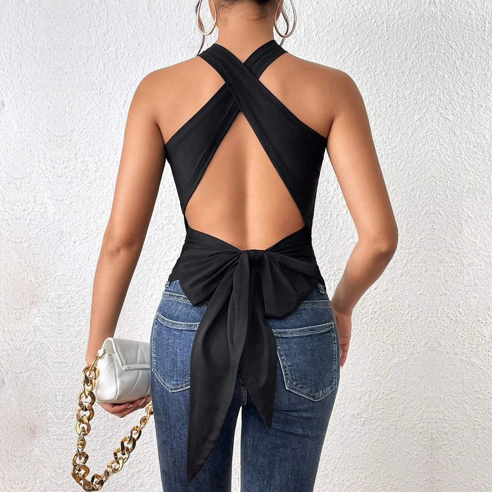 Feminint Bodysuit med Sofistikeret V-Udskæring