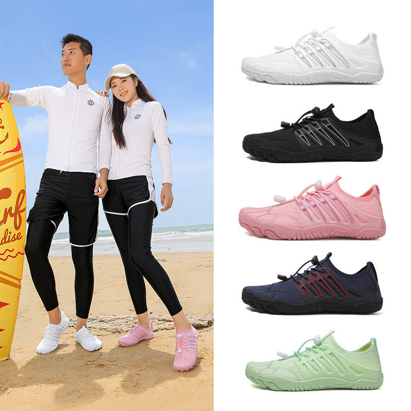 Kvinnors Vattensport Sneakers med Greppvänlig Sula och Justerbart Snörsystem