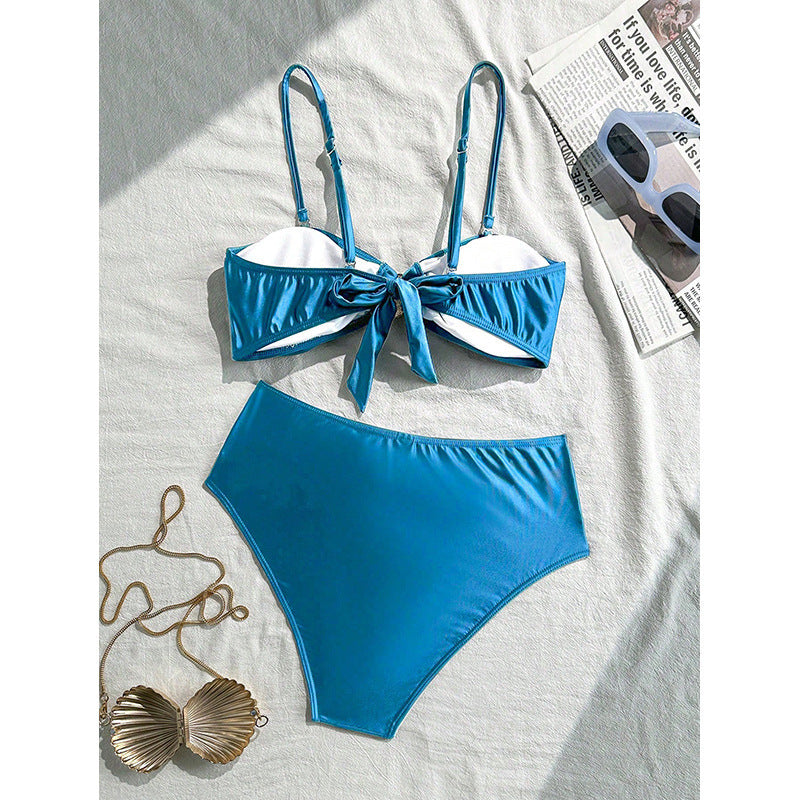 Eleganta Bikini-Set för Kvinna med Skulpterande Detaljer