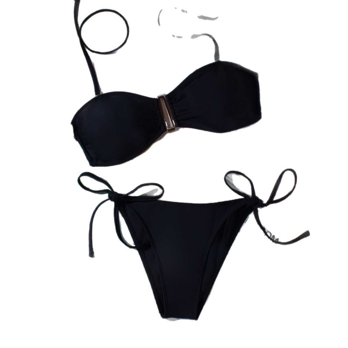 Eleganta Bandeau-Bikini för Stilmedvetna Kvinnor