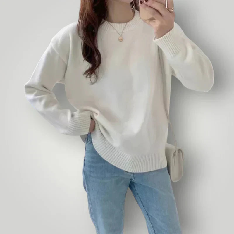 Barbil damestrikpullover – varmere strikpullover med behagelig pasform