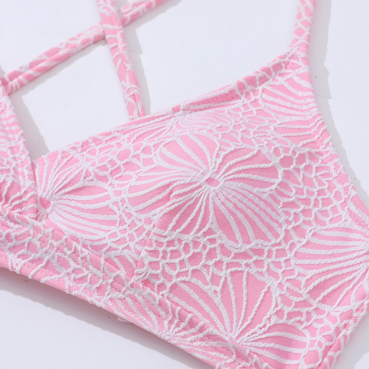 Blommig Bikiniset för Stilmedvetna Kvinna