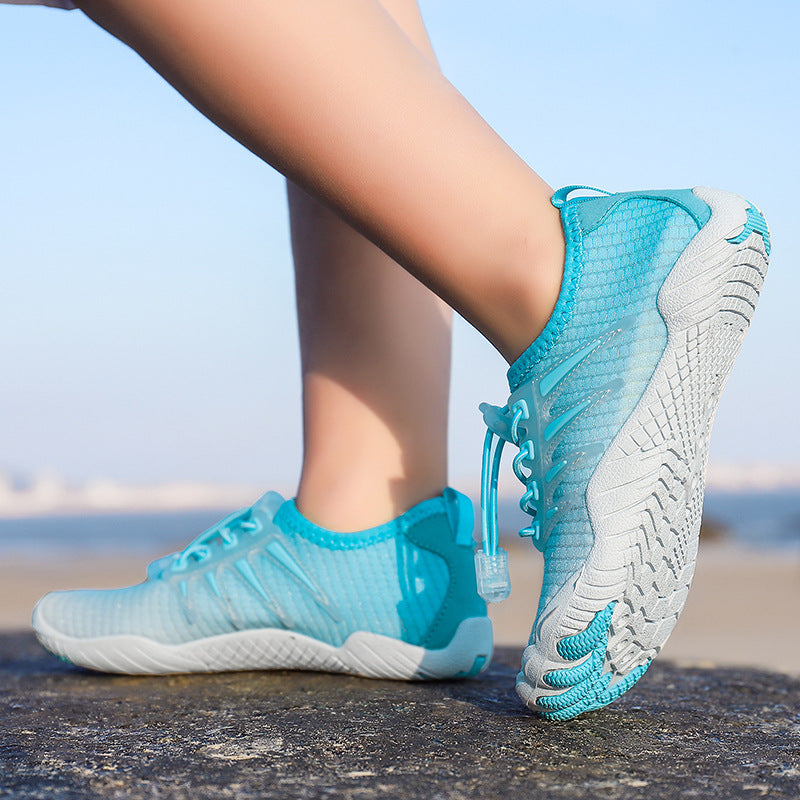 Damer Vattensport Sneakers med Flexibelt Snörsystem och Greppvänlig Sula