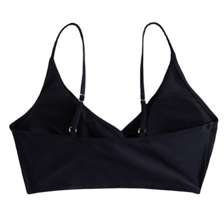 Elegant Bandeau-Bikiniöverdel med Snygg Knutdesign