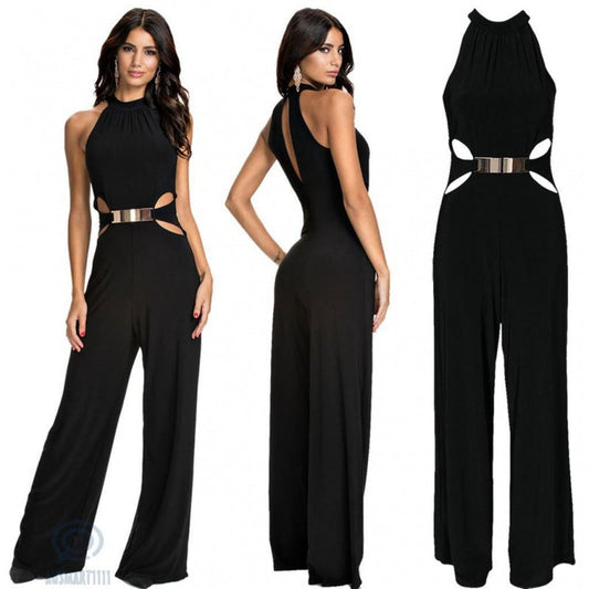 Elegant jumpsuit med sofistikerat snitt och stilfulla detaljer