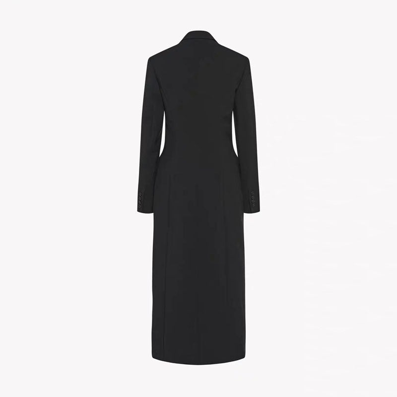 Elegant Dubbelknäppt Kavaj med Lös Passform