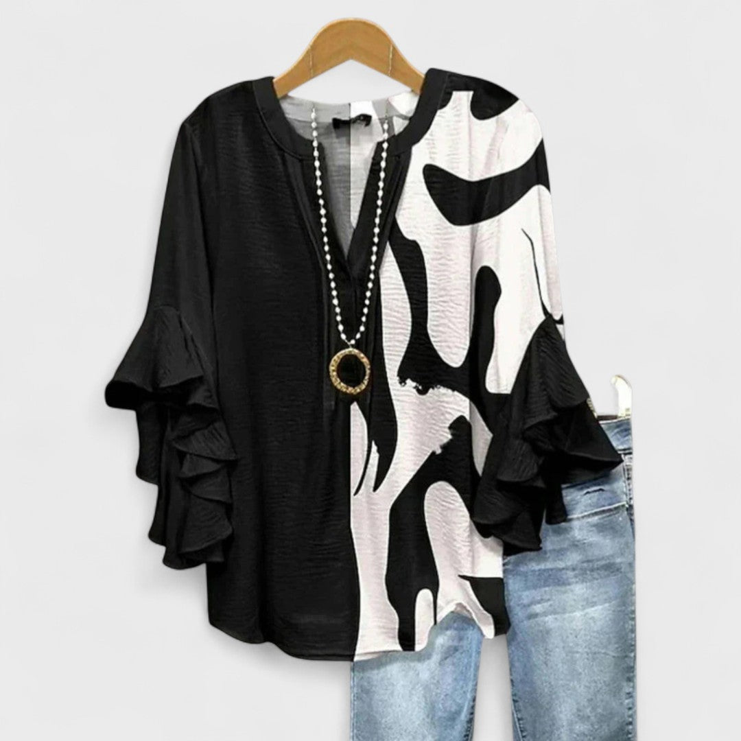 Lätt och Elegant Blus för Dam