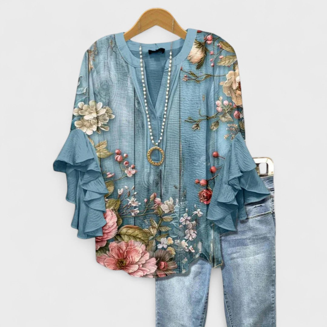 Lätt och Elegant Blus för Dam