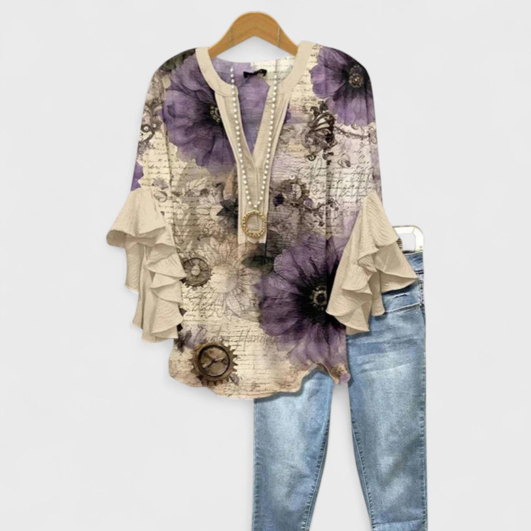 Lätt och Elegant Blus för Dam