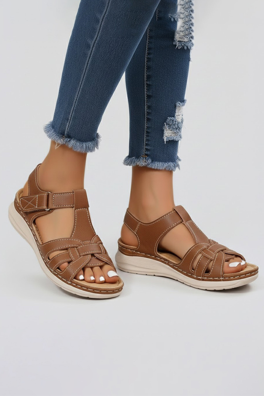 Sienna | Eleganta Sandaler med Öppen Tå för Sommaren