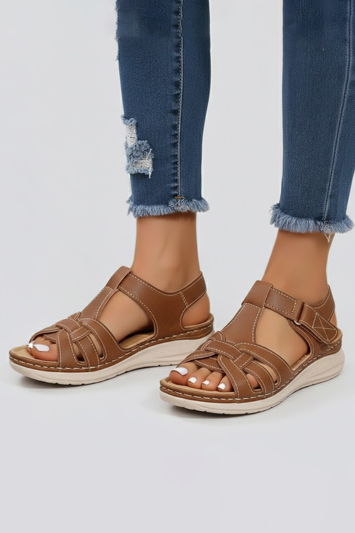 Sienna | Eleganta Sandaler med Öppen Tå för Sommaren