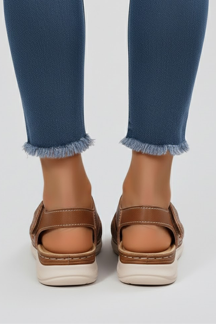 Sienna | Eleganta Sandaler med Öppen Tå för Sommaren