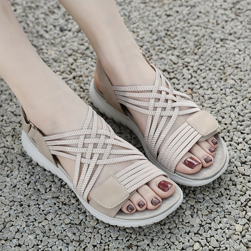 Kvinnors Trendiga Sandaler | Flexibla Remmar & Lätt Sula