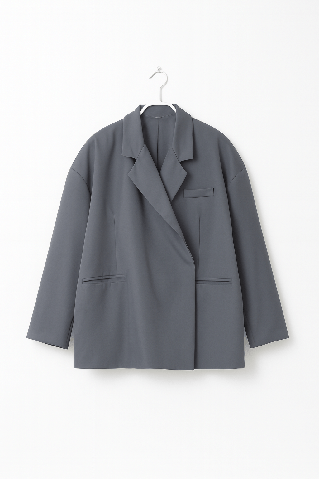 Elegant Oversize Blazer för Kvinnor | Ren och Stilren Design
