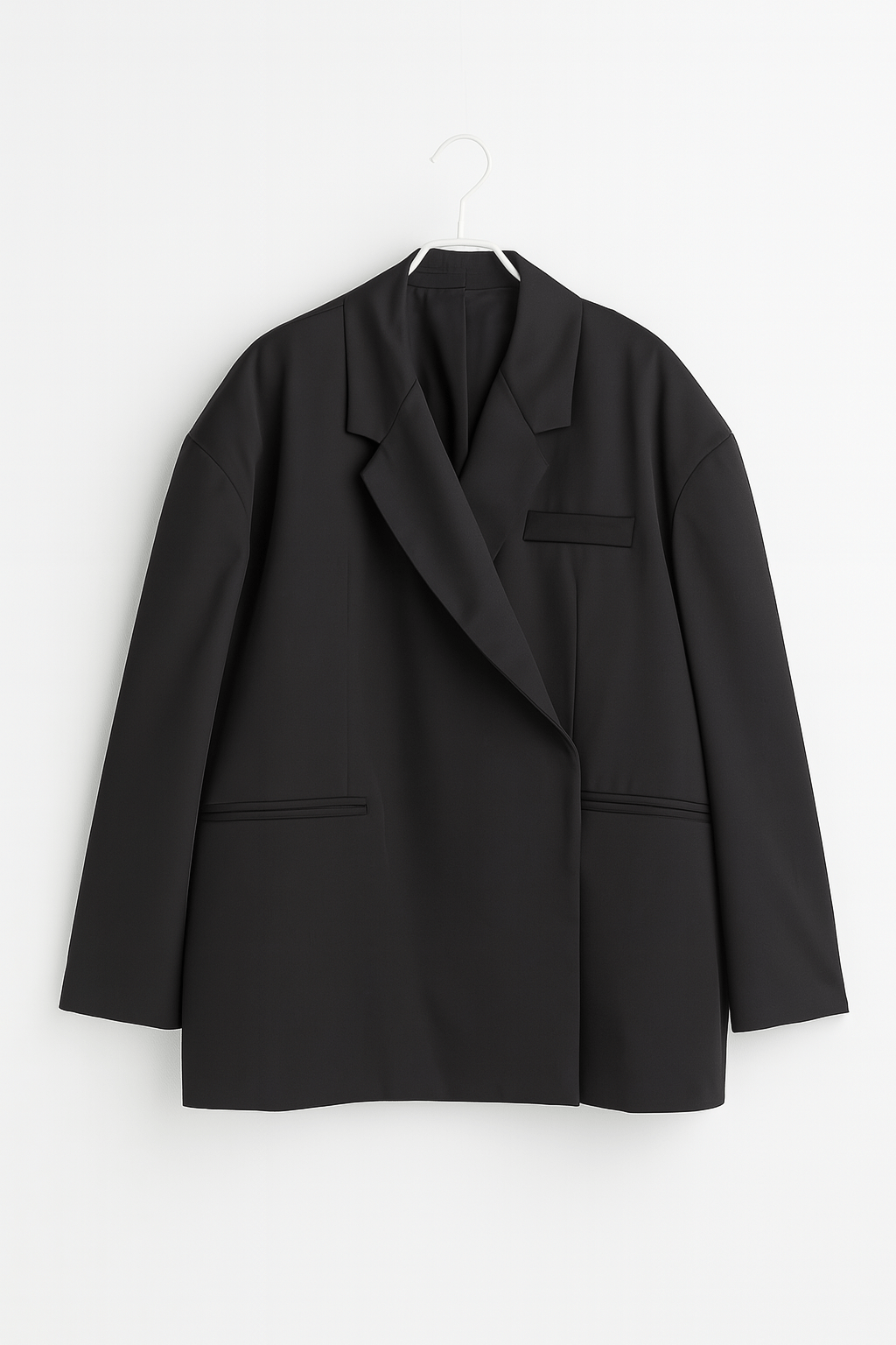 Elegant Oversize Blazer för Kvinnor | Ren och Stilren Design