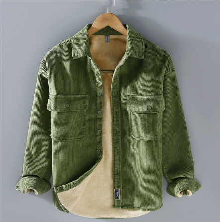 Zavier | Cordjakke med lange ærmer varm og stilfuld til mænd