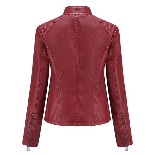 Elegant Damejakke med Stilfuldt Gesteppe Skuldre