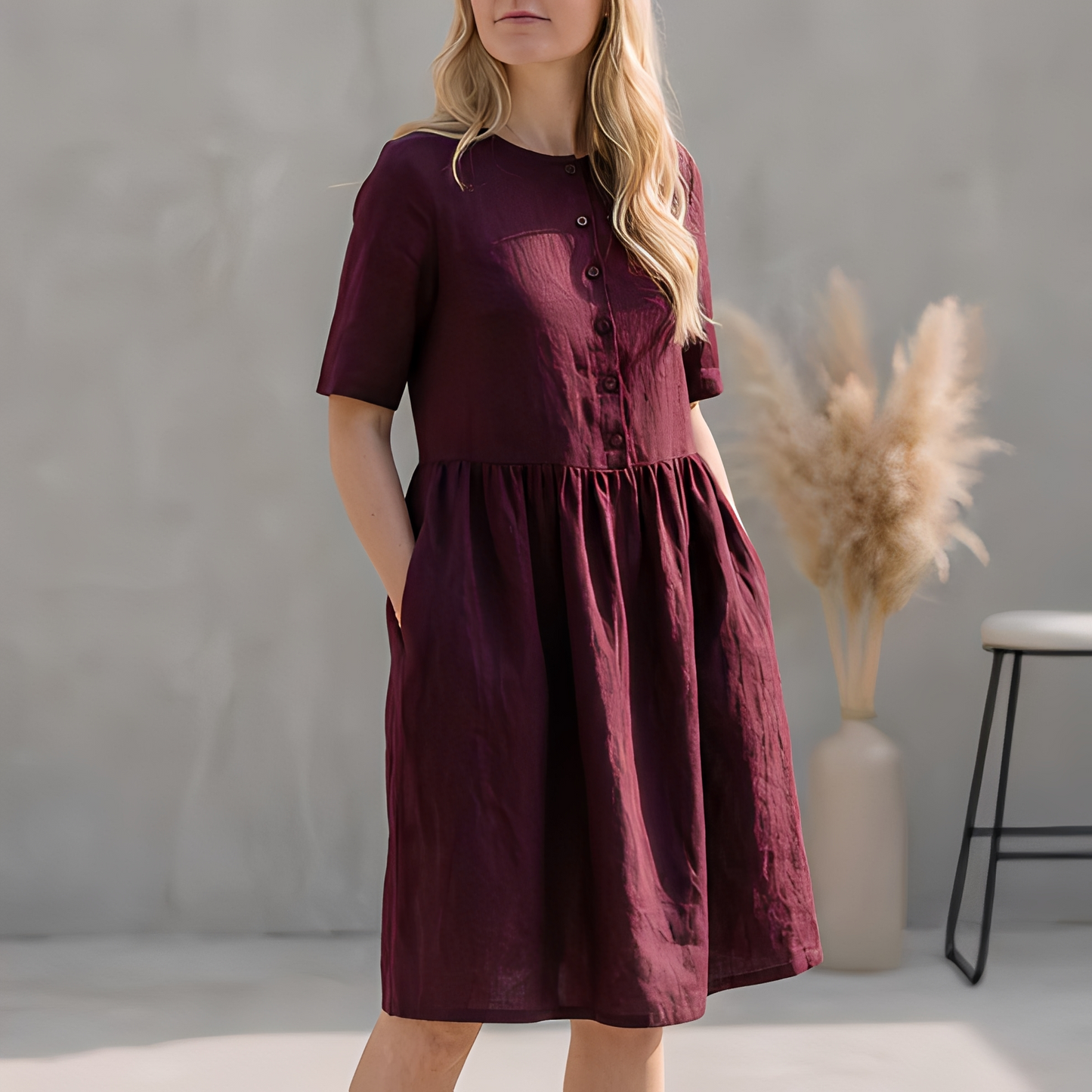 Sivana - Elegant och luftigt sommarklänning för kvinnor