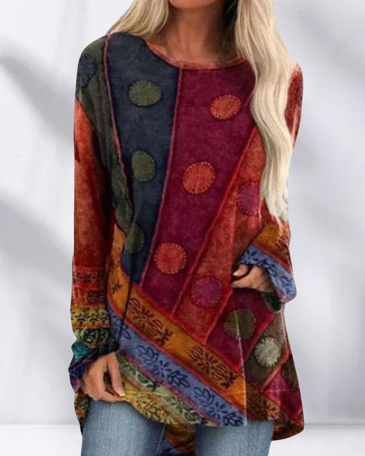 Vintage-inspirerad Blus för en Stilfull Look