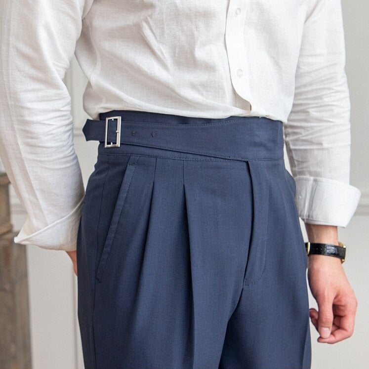 Stella | Klassiska Byxor med Justerbara Spännen