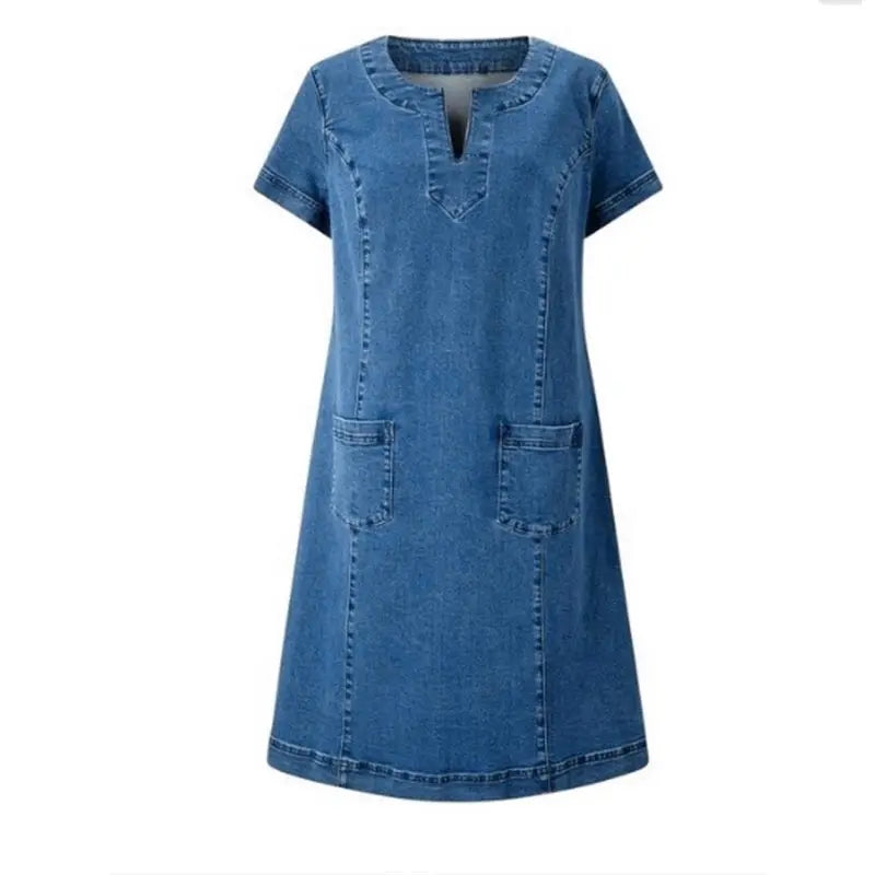 Ella | Elegant Sommar klänning med Fickor