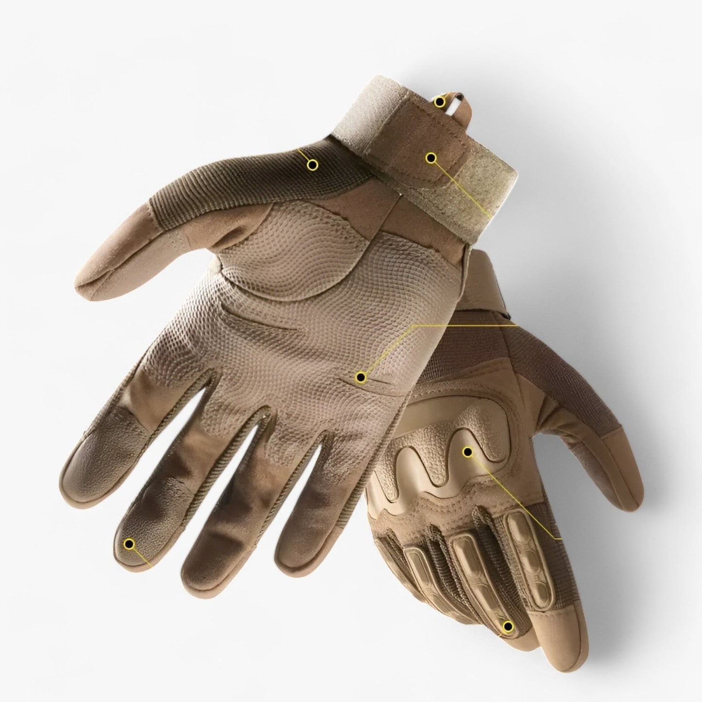 Taktiske arbejdshandsker med præcisionsgreb og komfort