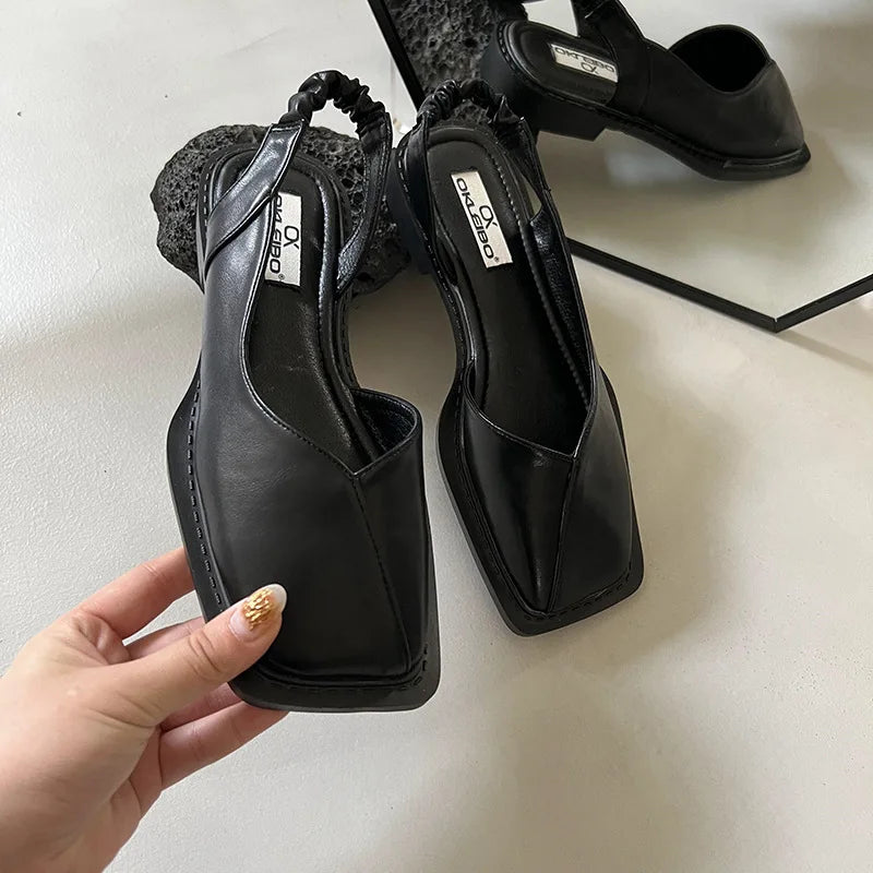 Vera | Eleganta Slingback Ballerina-Heels för Våren