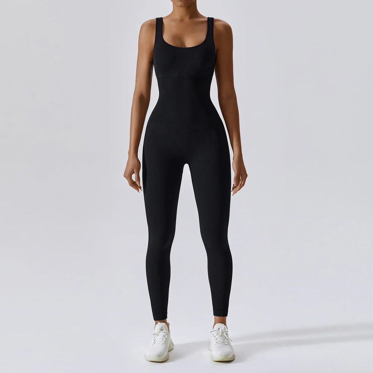 Yoga Jumpsuit för kvinnor | Sömlös träningsoverall med snabbtorkande och stretchig passform