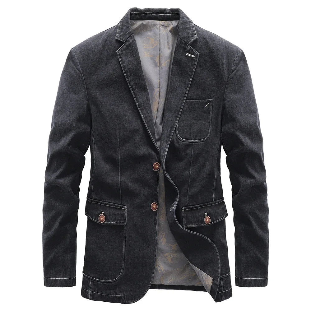 Diego casual-jeansblazer – herre