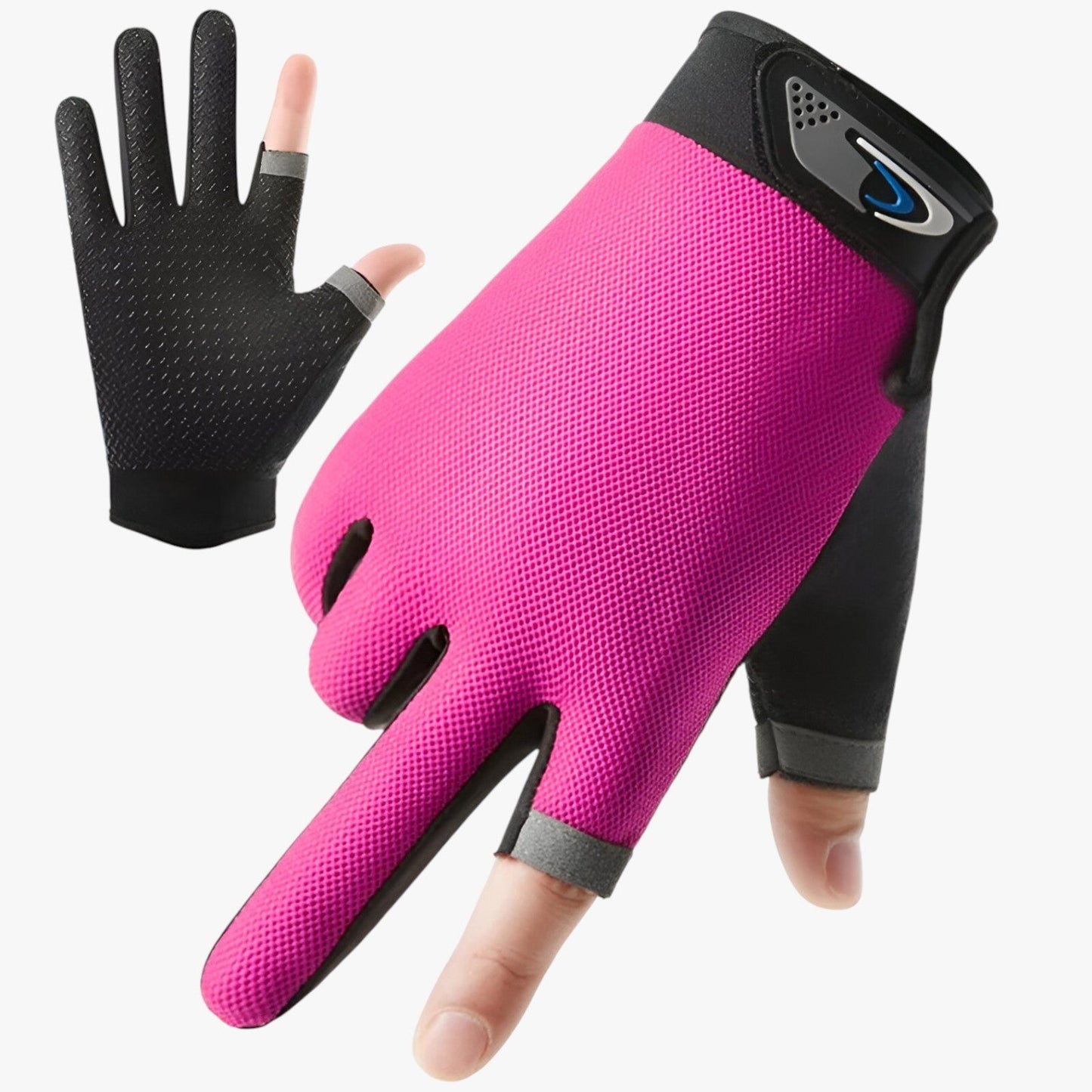 Skridsikre Fiskerihandsker med Åndbart Design og Frihed