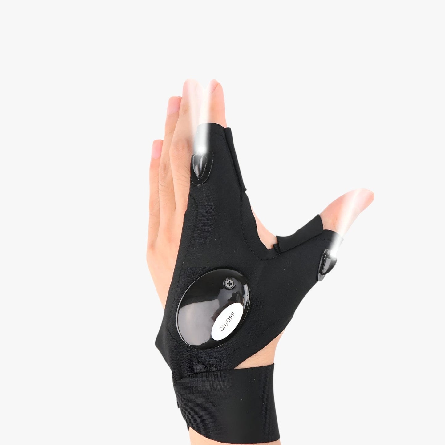 LED-arbejdshandsker med handsfree lys og vandtæt design