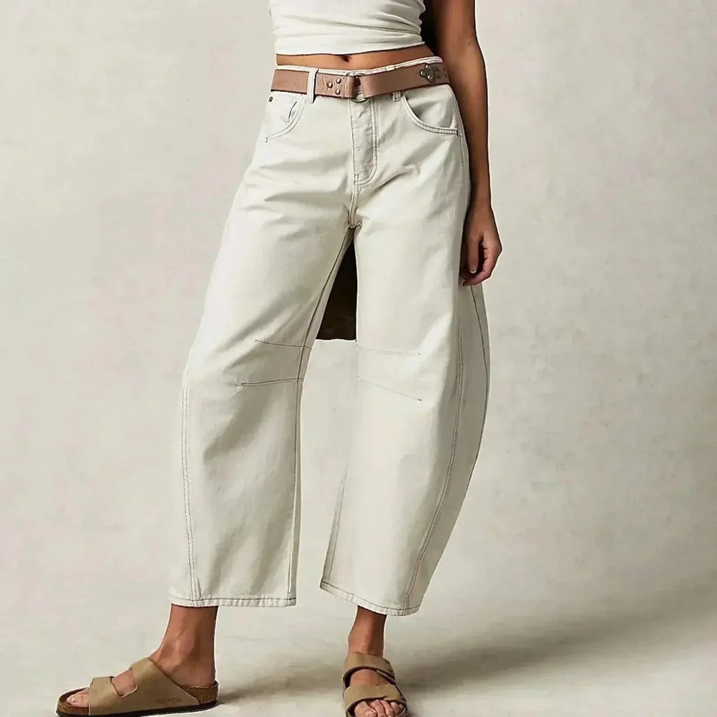 Cleo | Trendiga Höga Midjejeans för Kvinnor