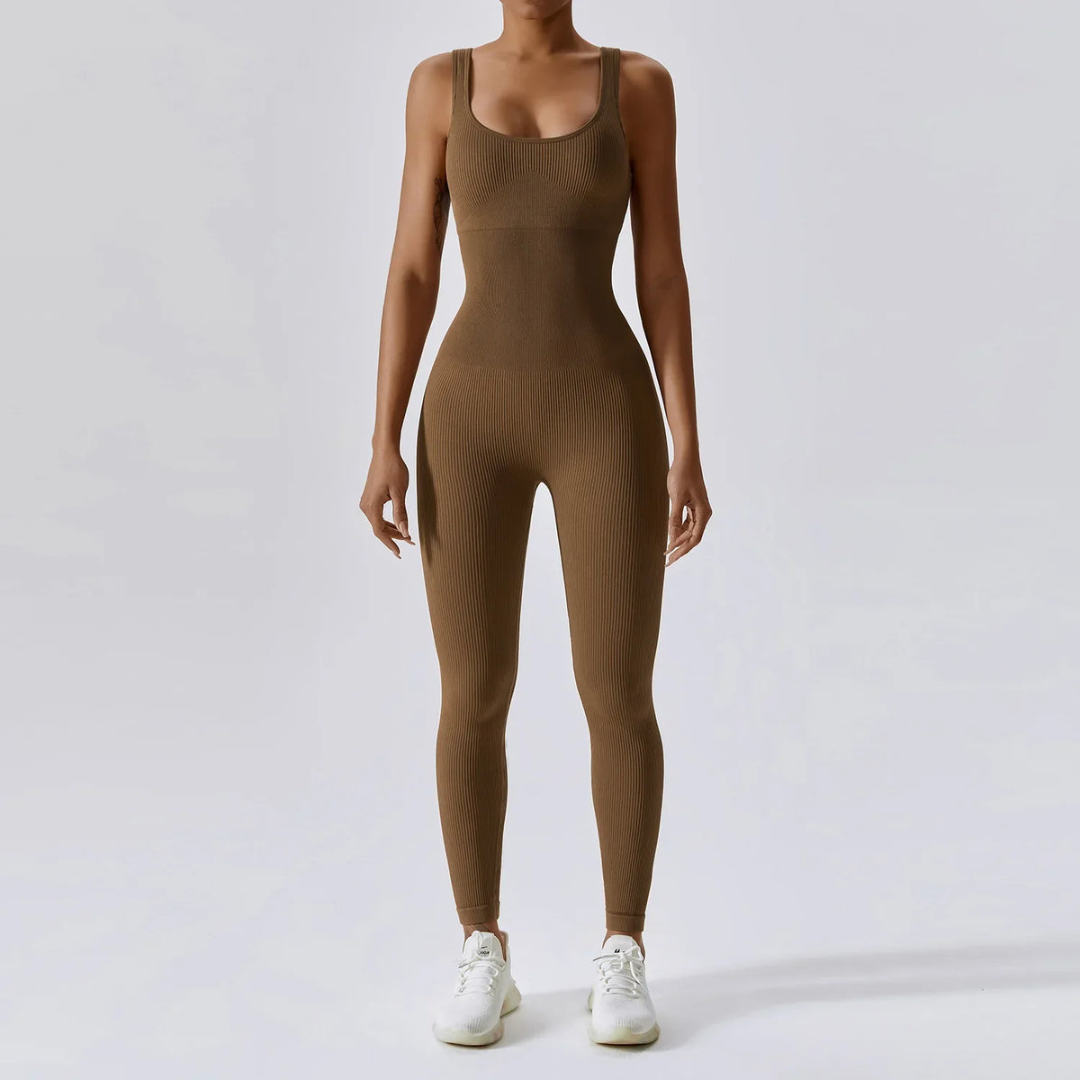 Yoga Jumpsuit för kvinnor | Sömlös träningsoverall med snabbtorkande och stretchig passform