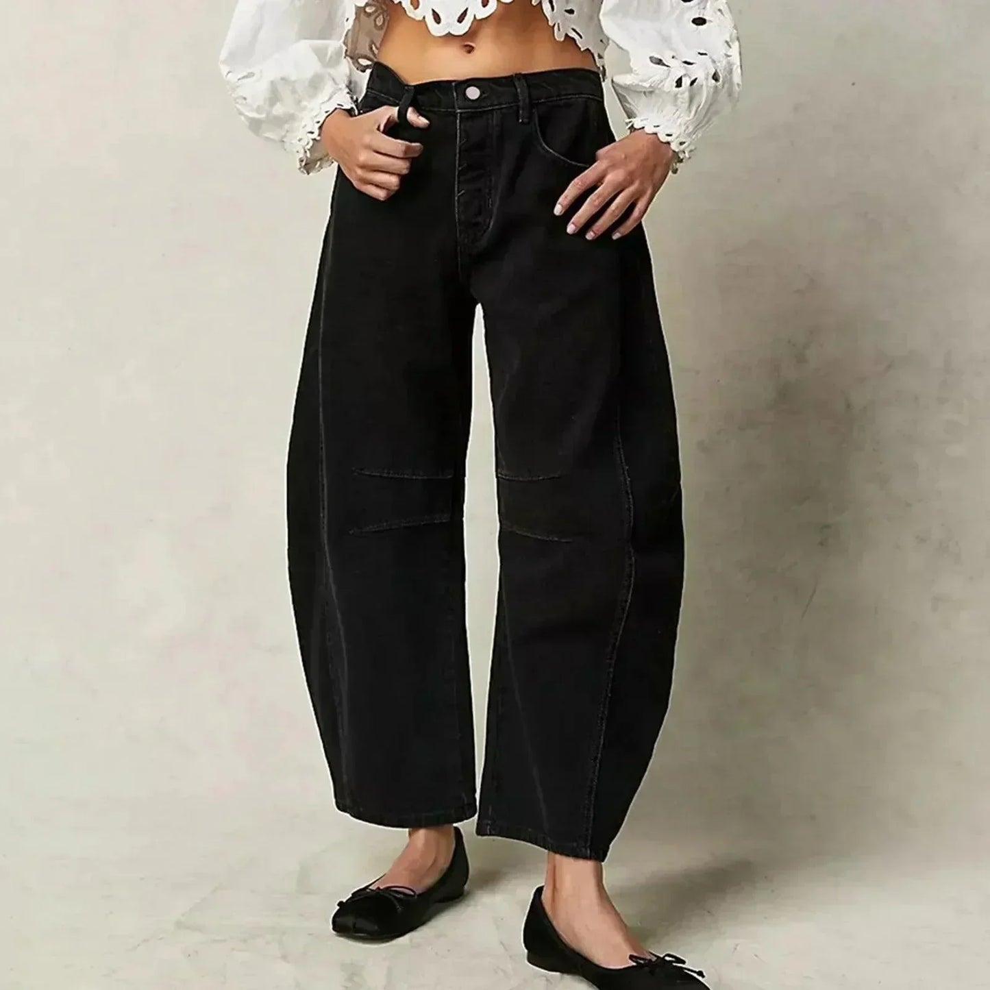 Cleo | Trendiga Höga Midjejeans för Kvinnor
