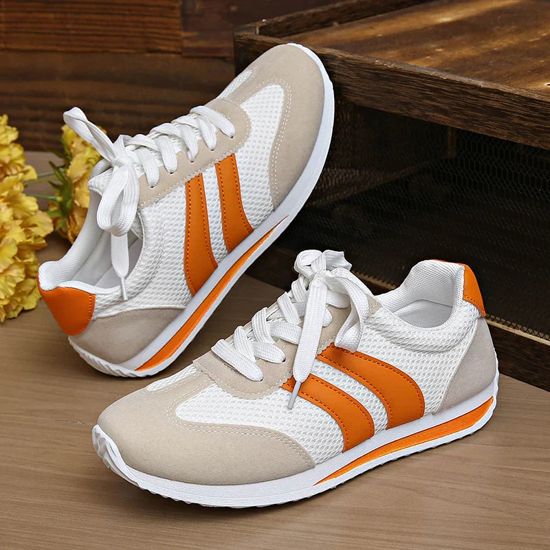 Mesh Sneakers för Damer med Snörning