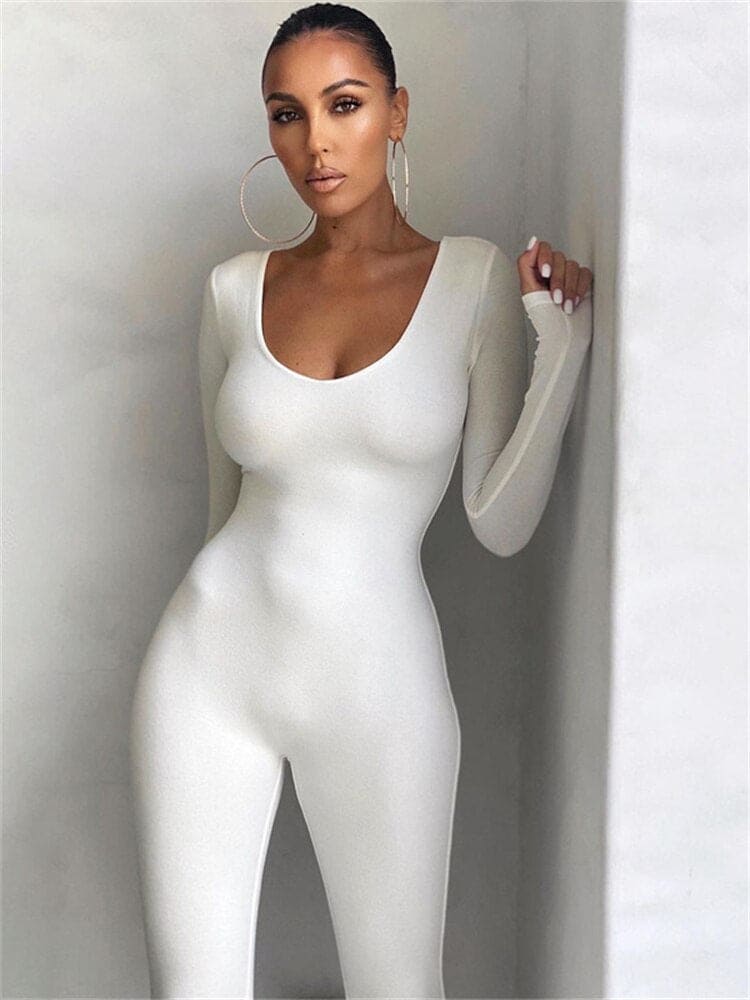 Feminint Bodysuit med Skulpturel Elegance | ChicAura