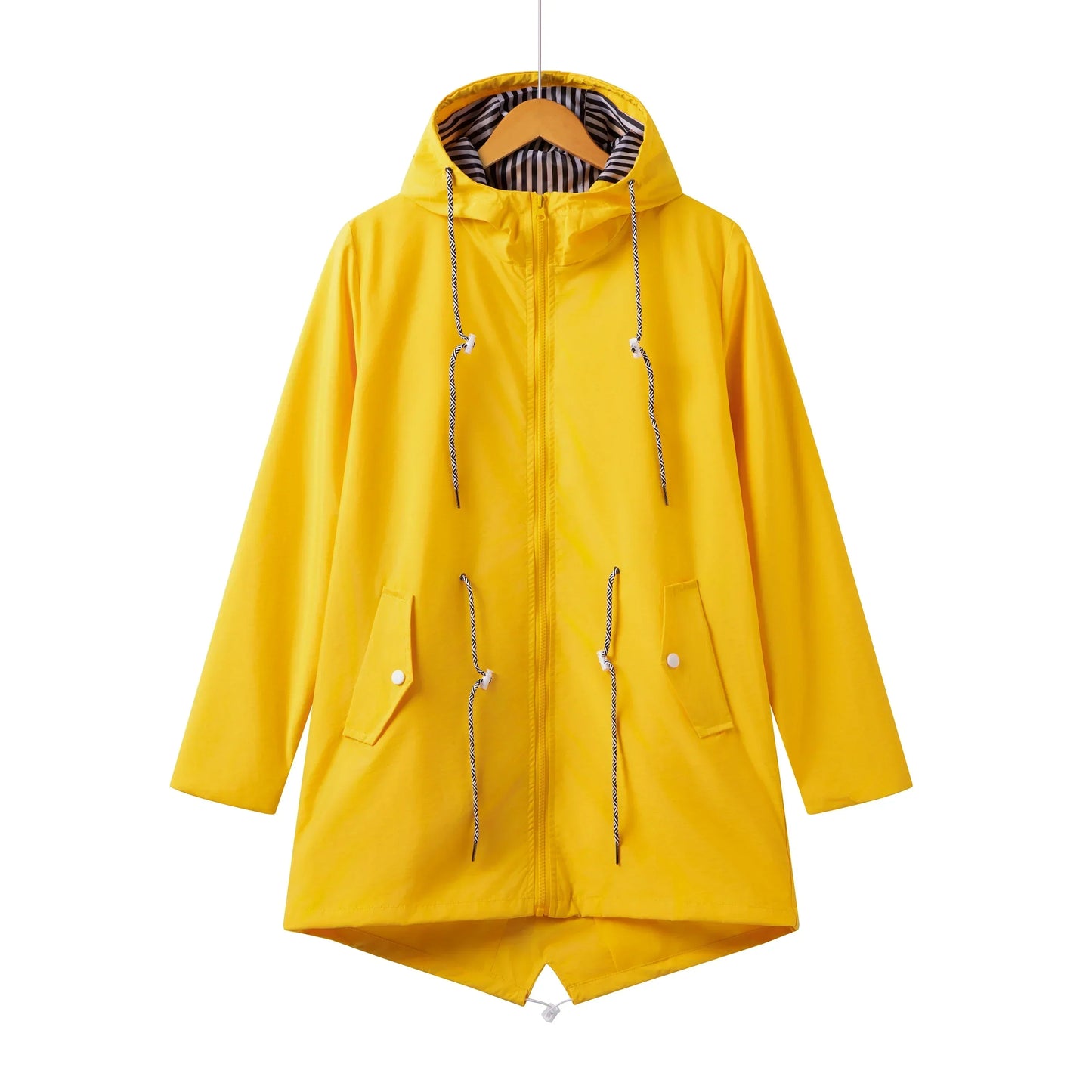 Elegant vandafvisende trenchcoat til alle vejrforhold