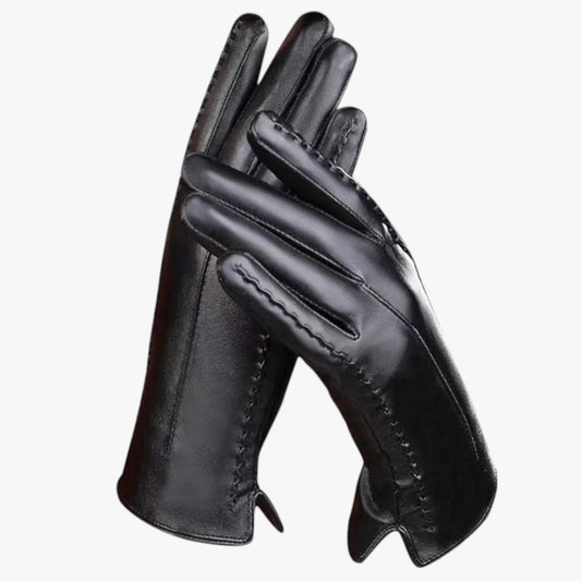 Damehandsker i Læder: Touchscreen & Vindtæt Komfort