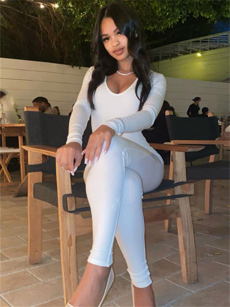 Feminint Bodysuit med Skulpturel Elegance | ChicAura