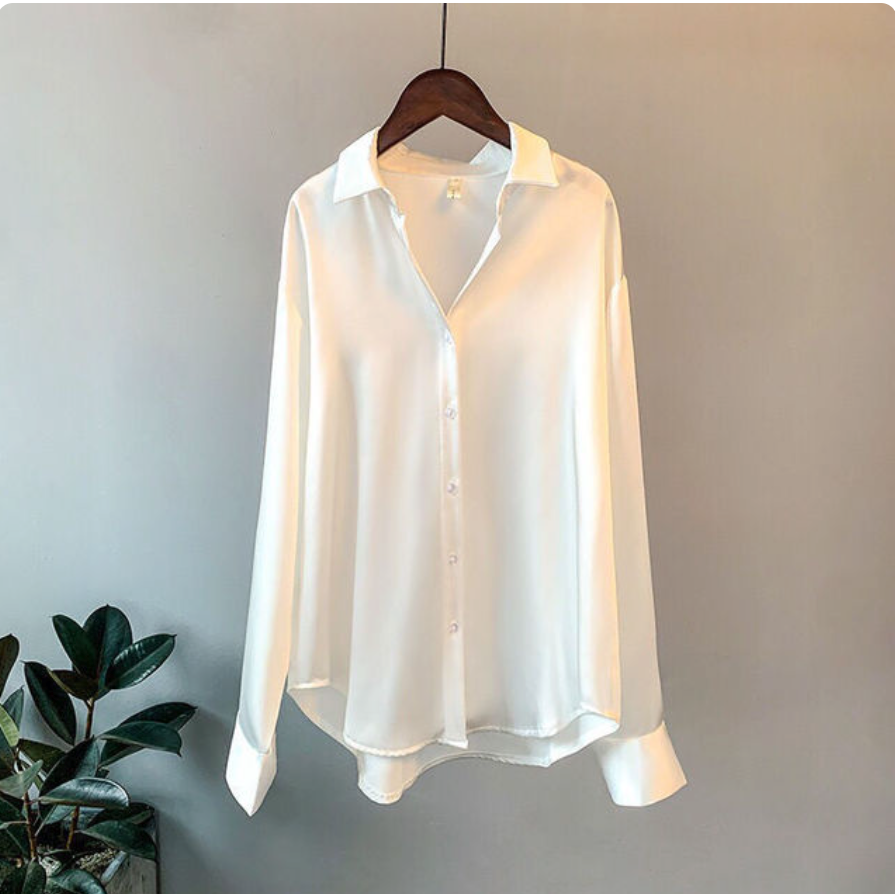 Elegant Satinblus för Kvinnor | Förvandlar Din Stil på Nolltid