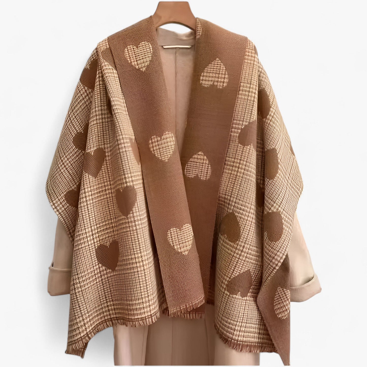 Luksuriøst Dobbelt-Sidet Tørklæde for Ultimativ Varmekomfort