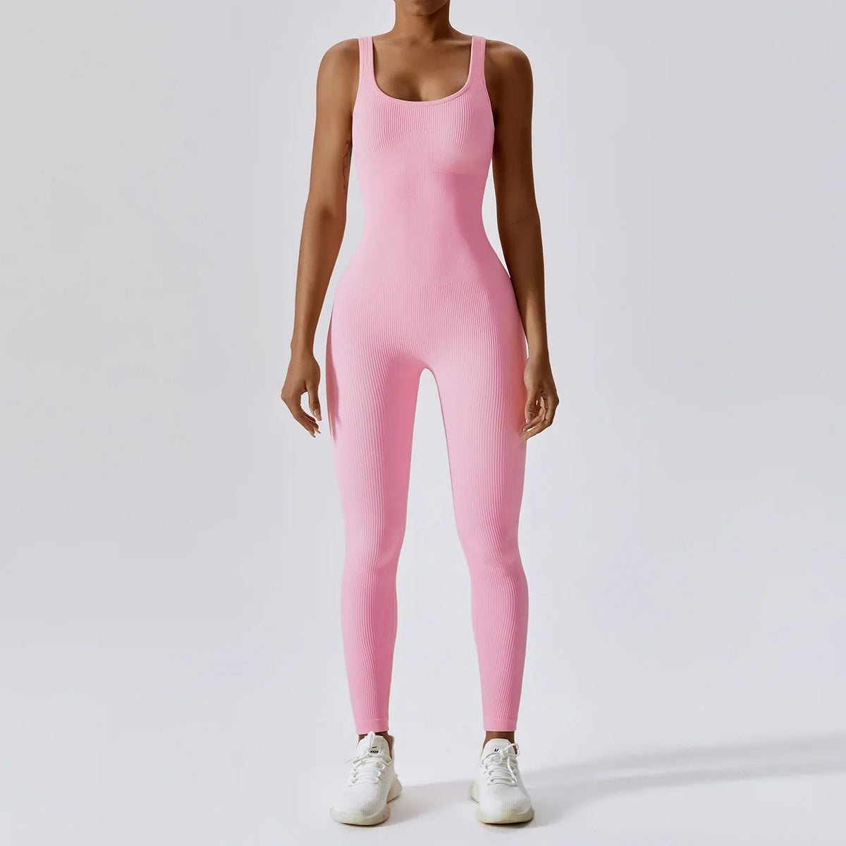 Yoga Jumpsuit för kvinnor | Sömlös träningsoverall med snabbtorkande och stretchig passform