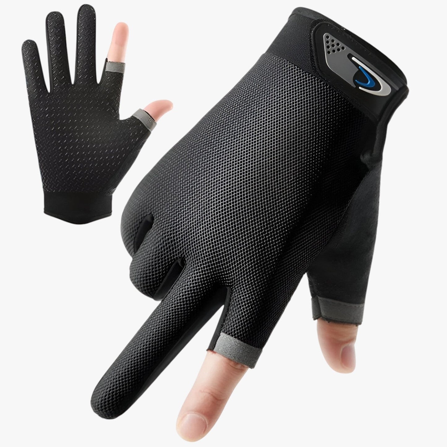 Skridsikre Fiskerihandsker med Åndbart Design og Frihed