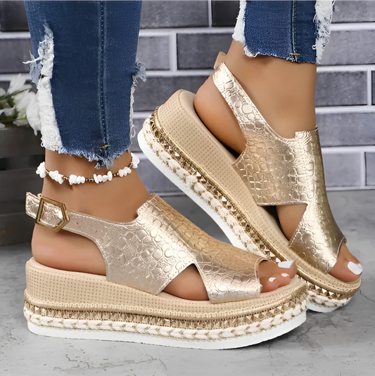 LuxeStride - Eleganta Sandaler för Damer
