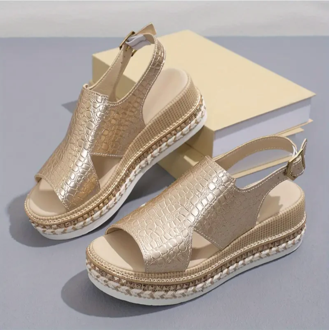 Dam Sandaler med Platå och Ortopedisk Design