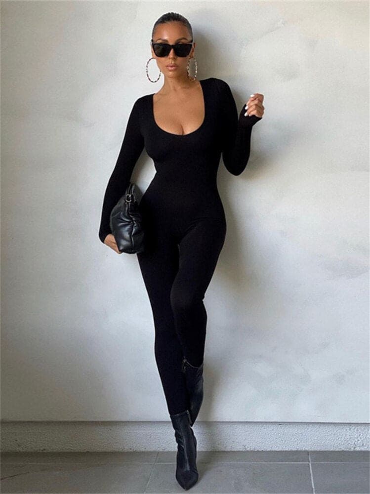 Feminint Bodysuit med Skulpturel Elegance | ChicAura