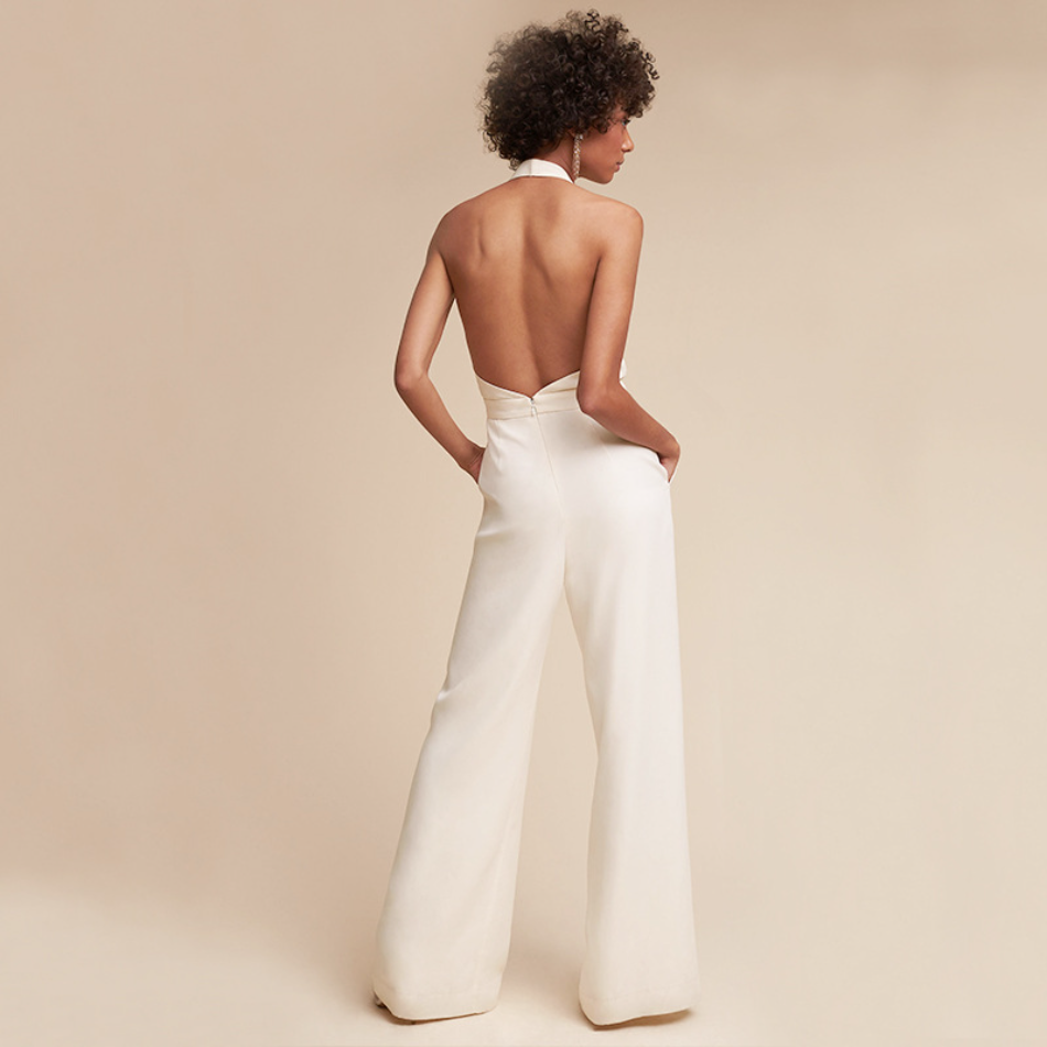 Jumpsuit för Kvinna med Halterneck i Aurora Stil